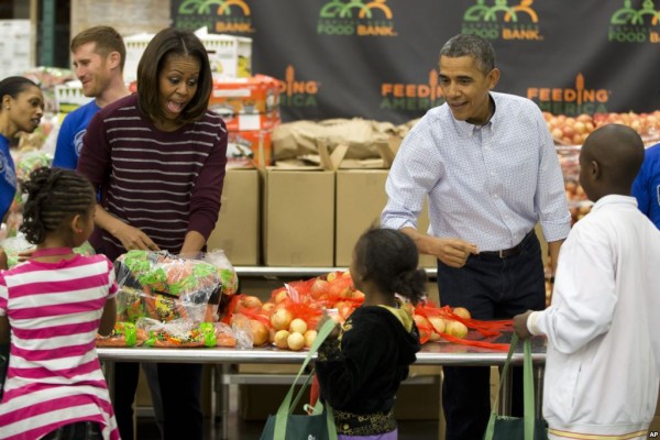 Obama and his Wookie T'Day 2013