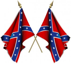 Crossed Confederate Flags