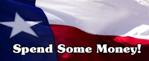 Texas Flag Spend Some Money
