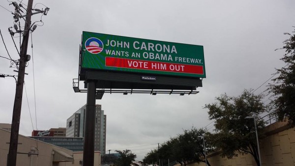 John Carona Billboard