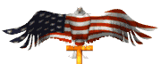Eagle Cross and Flag