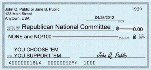 Check to RNC