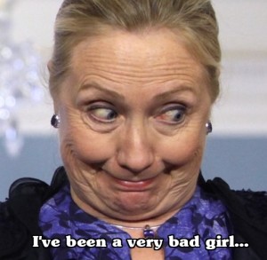 Hillary Goofy Bad Girl